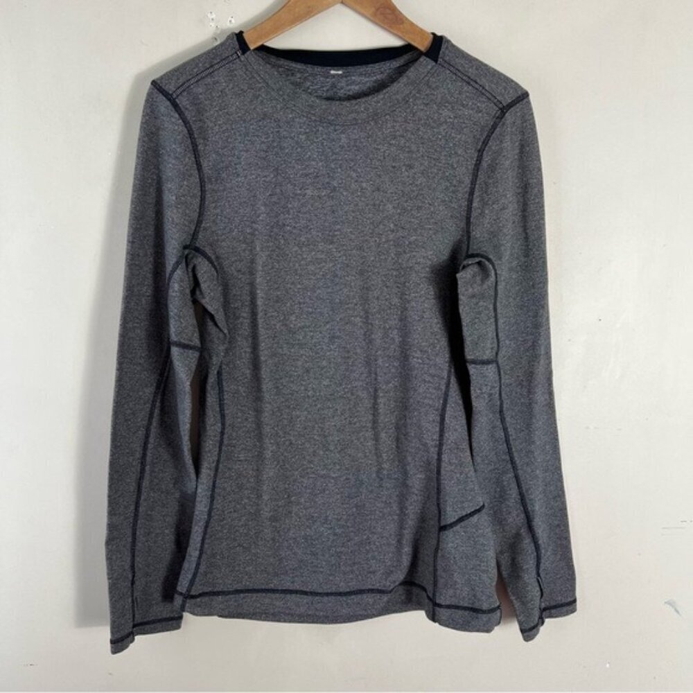 Lululemon Metal Vent Tech Long Sleeve Shirt Mens Grey Performance Active Small